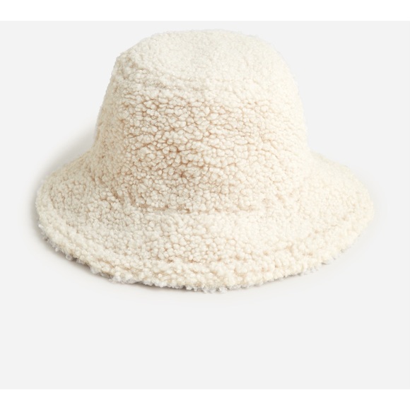 J.Crew Shearling Bucket Hat